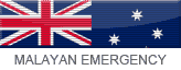 Military lapel ribbon for the Malayan Emergency
