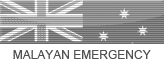 Military lapel ribbon for the Malayan Emergency
