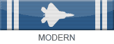 Military lapel ribbon representing modern aircraft