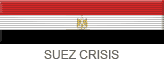 Military lapel ribbon for the Suez Crisis
