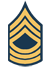 E8 military rank insignia graphic