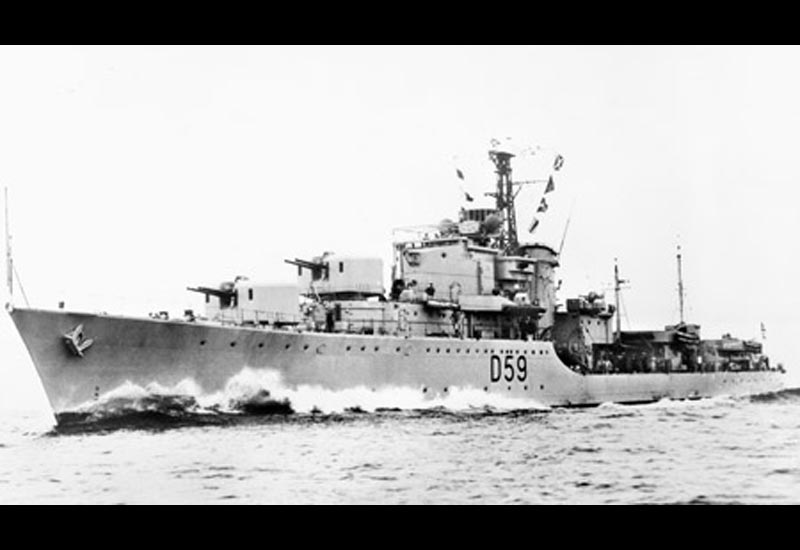Image of the HMAS Anzac (D59)