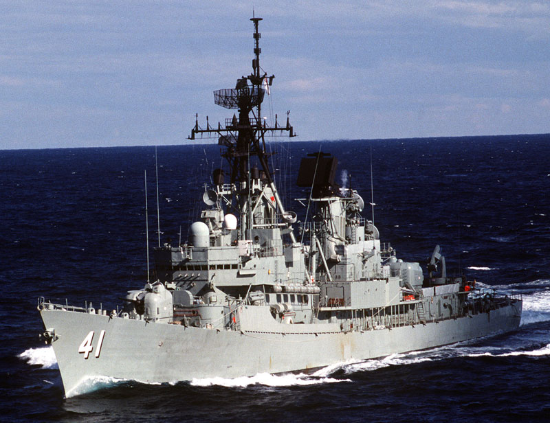 Image of the HMAS Brisbane (D41)