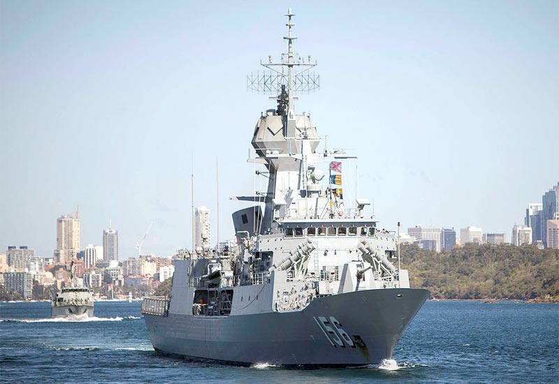 Image of the HMAS Toowoomba (FFH-156)