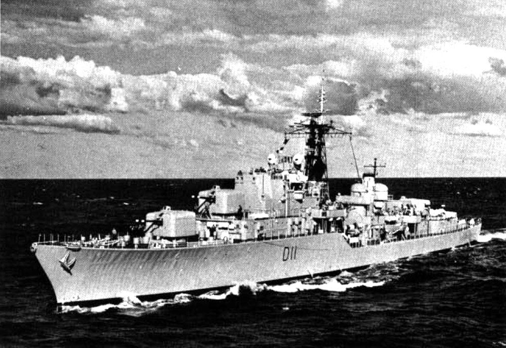 Image of the HMAS Vampire (D11)