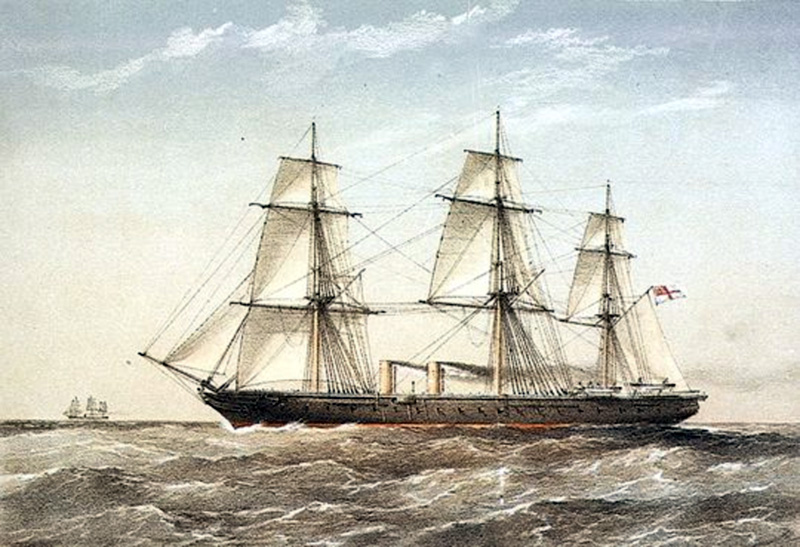 Image of the HMS Warrior