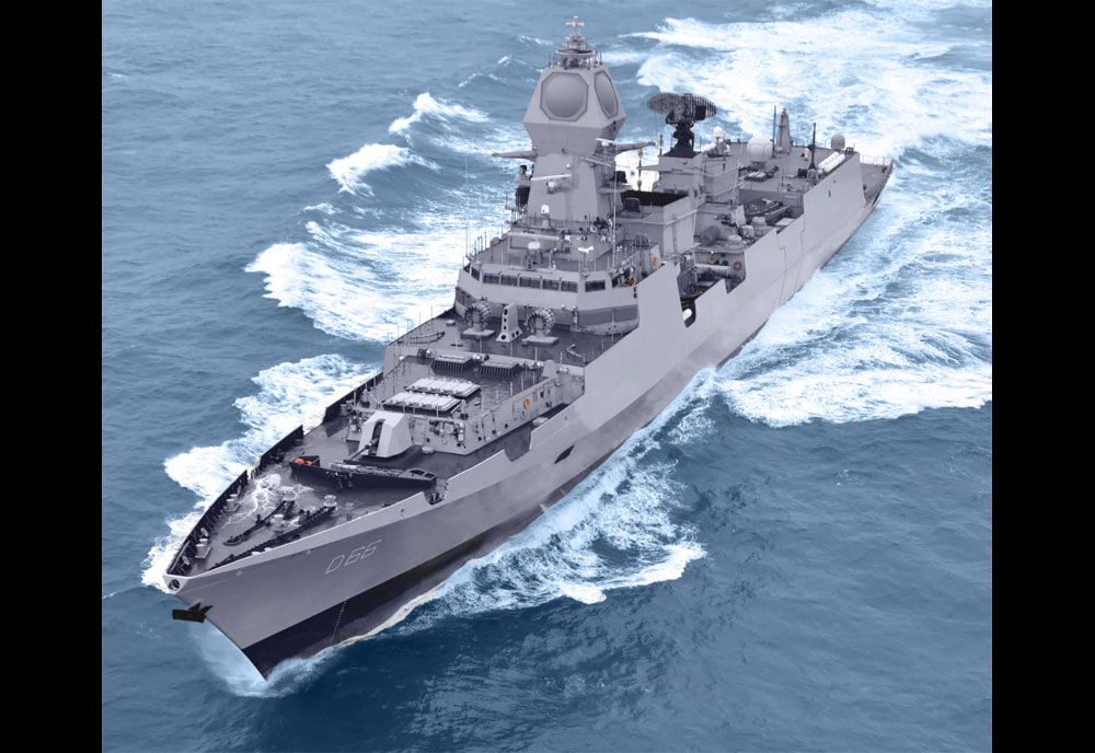 Image of the INS Visakhapatnam (D66)