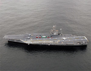 Image of the USS John F. Kennedy (CV-67)