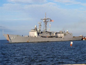 Image of the USS Oliver Hazard Perry (FFG-7)