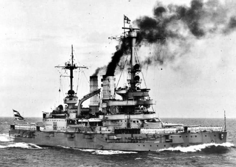 Image of the SMS Schleswig-Holstein