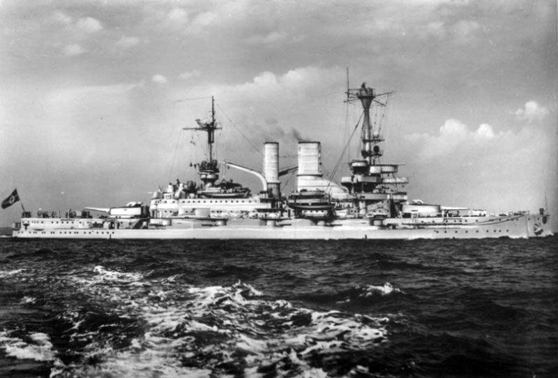Image of the SMS Schleswig-Holstein