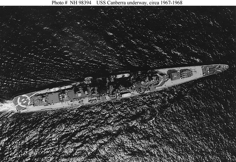 Image of the USS Canberra (CA-70)