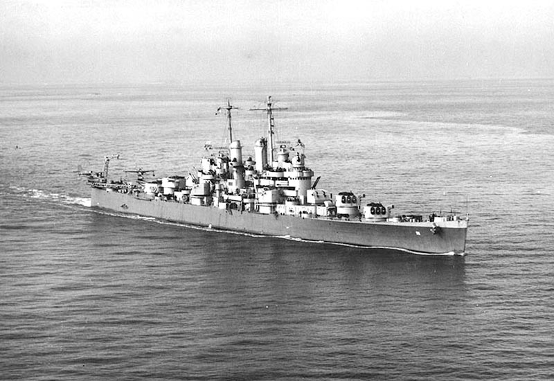 Image of the USS Cleveland (CL-55)