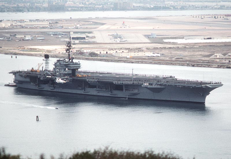 Image of the USS Constellation (CV-64)