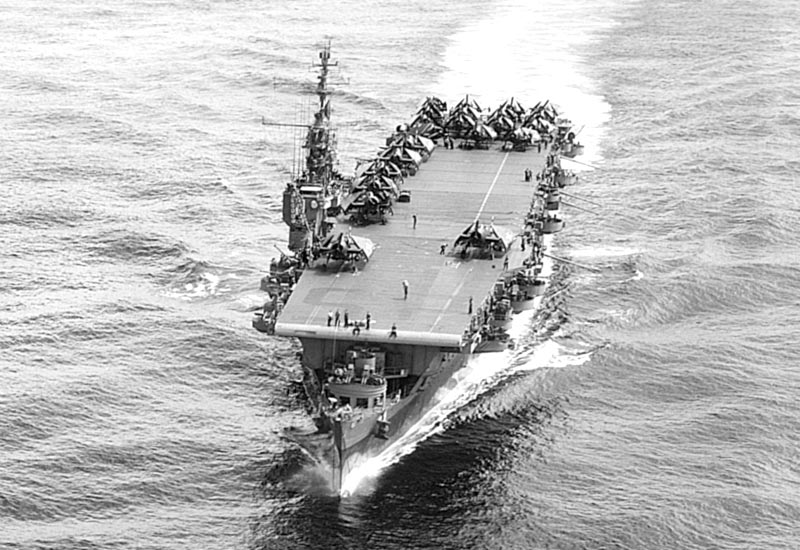 Image of the USS Cowpens (CVL-25)