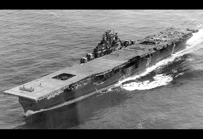 Image of the USS Franklin (CV-13)