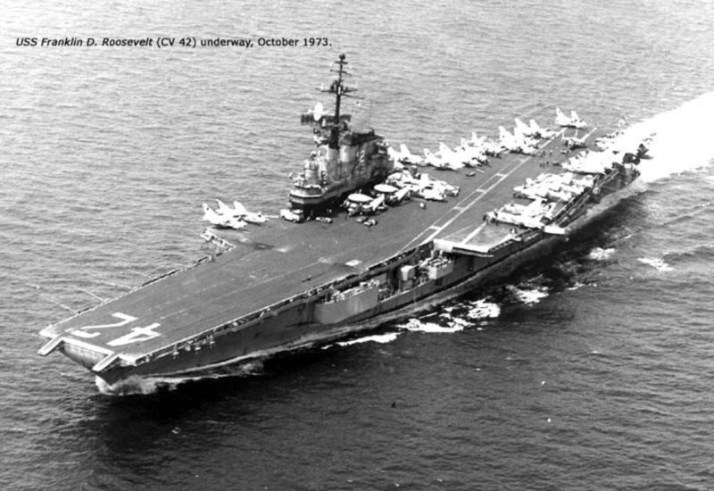 Image of the USS Franklin D. Roosevelt (CV-42)