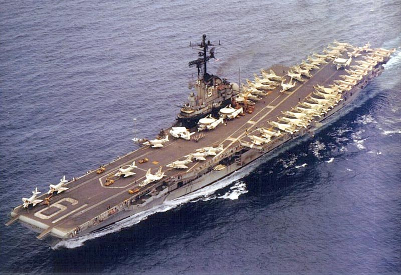 Image of the USS Hancock (CV-19)