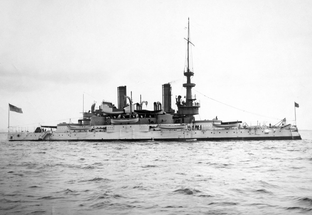 Image of the USS Indiana (BB-1)