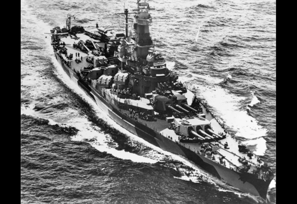Image of the USS Indiana (BB-58)