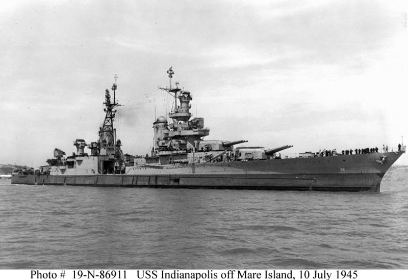 Image of the USS Indianapolis (CA-35)