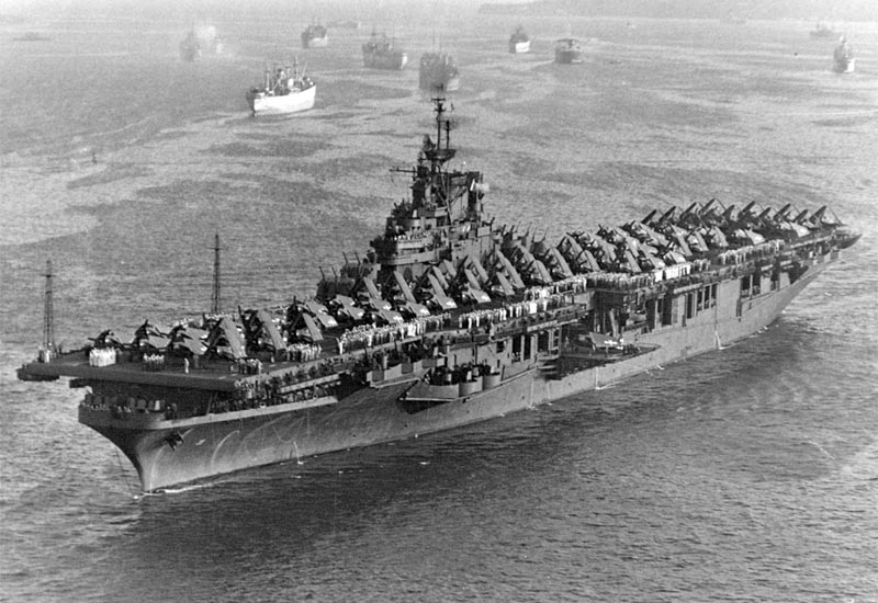 Image of the USS Lake Champlain (CV-39)