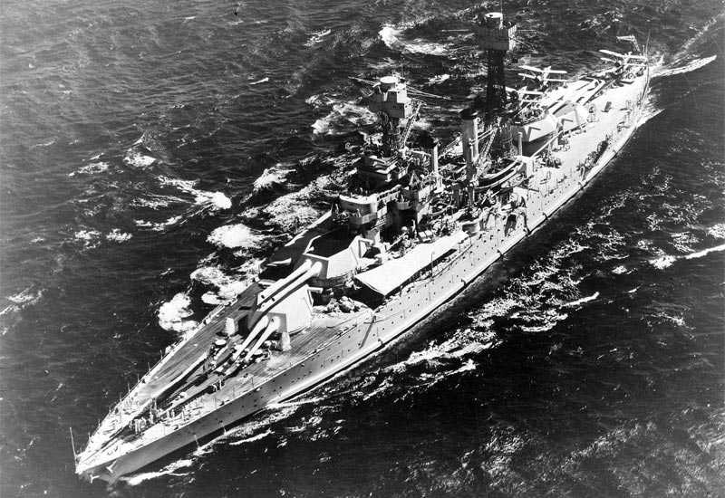 Image of the USS Maryland (BB-46)