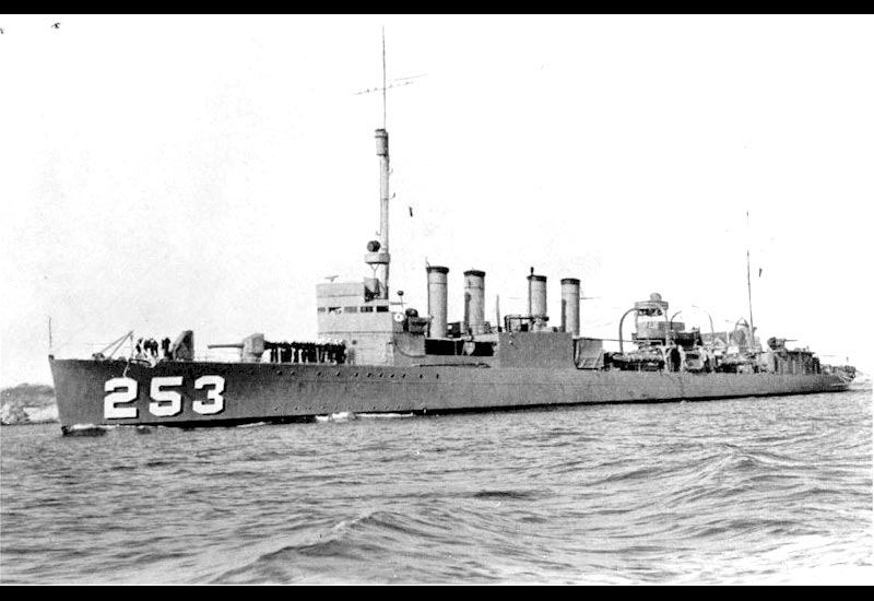 Image of the USS McCalla (DD-253)