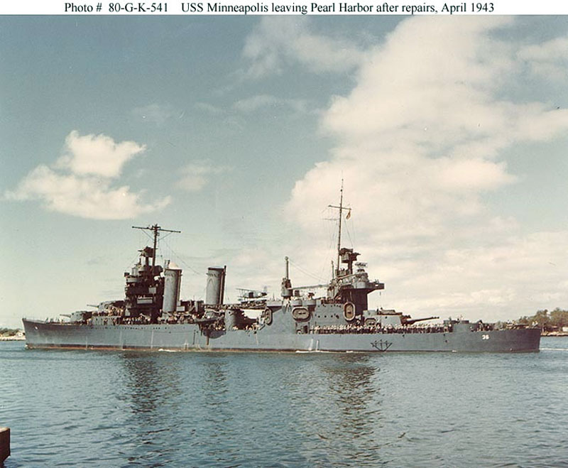 Image of the USS Minneapolis (CA-36)