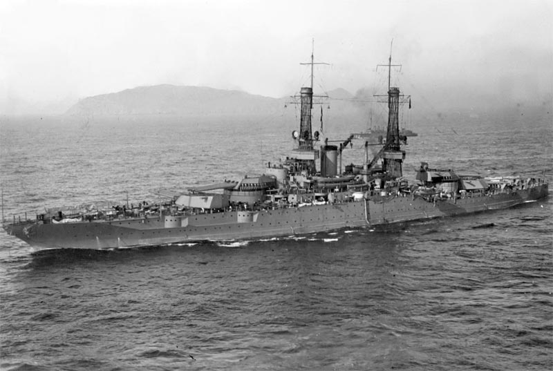 Image of the USS New Mexico (BB-40)