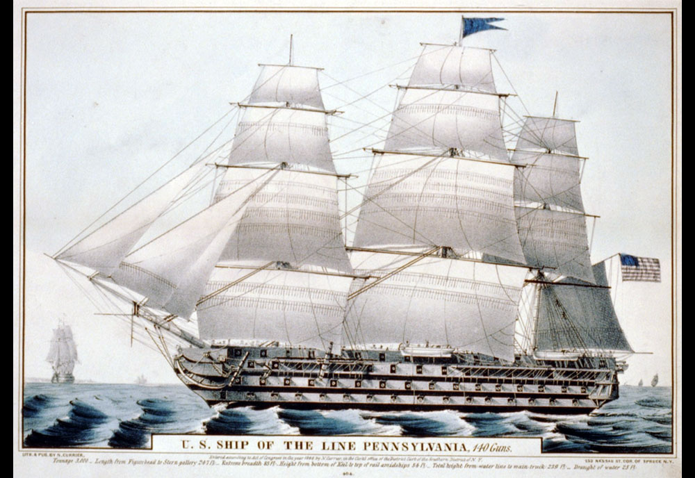 Image of the USS Pennsylvania
