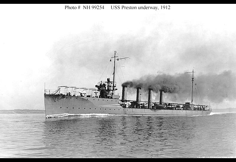 Image of the USS Preston (DD-19)