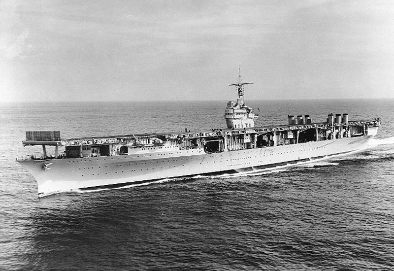 Image of the USS Ranger (CV-4)