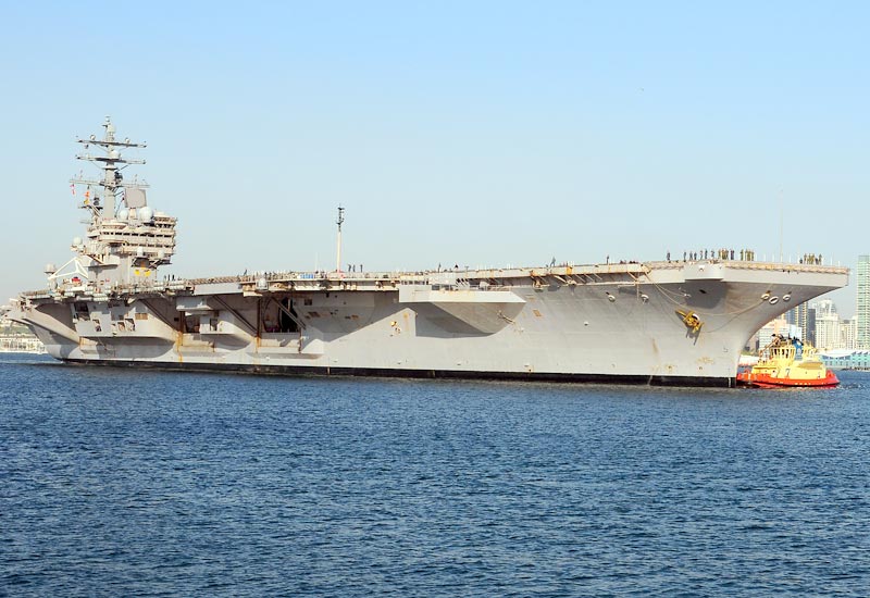 Image of the USS Ronald Reagan (CVN-76)