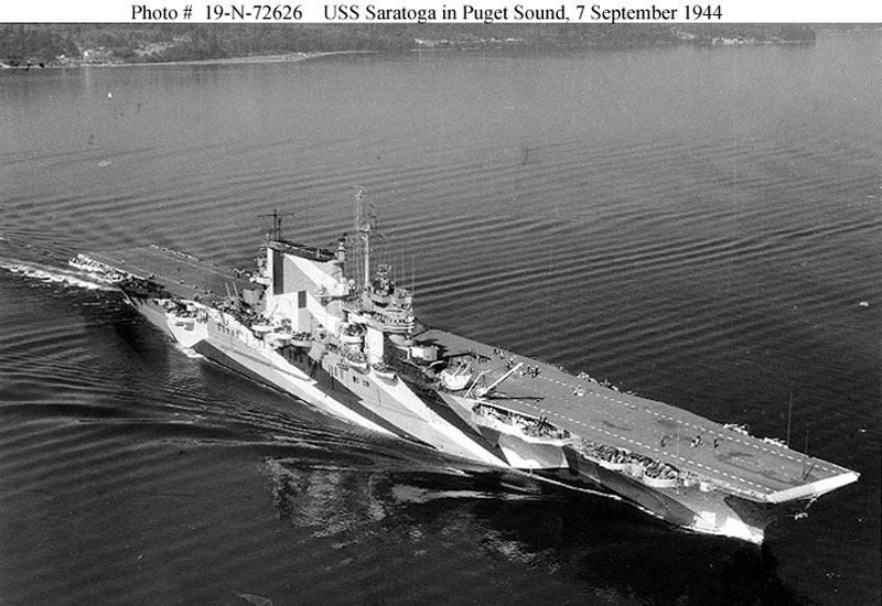 Image of the USS Saratoga (CV-3)