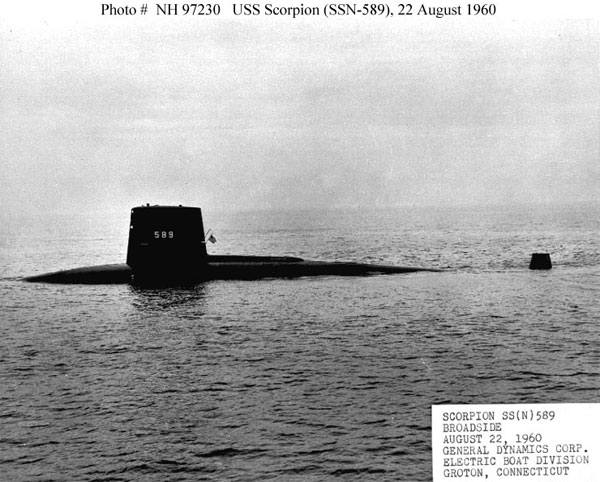 Image of the USS Scorpion (SSN-589)