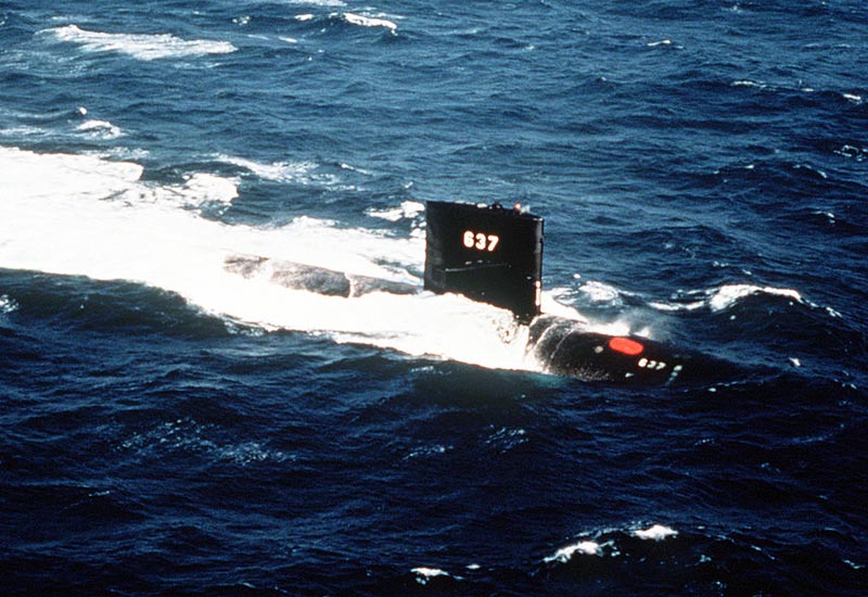 Image of the USS Sturgeon (SSN-637)
