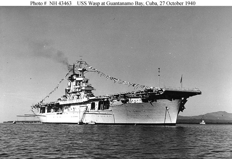 Image of the USS Wasp (CV-7)