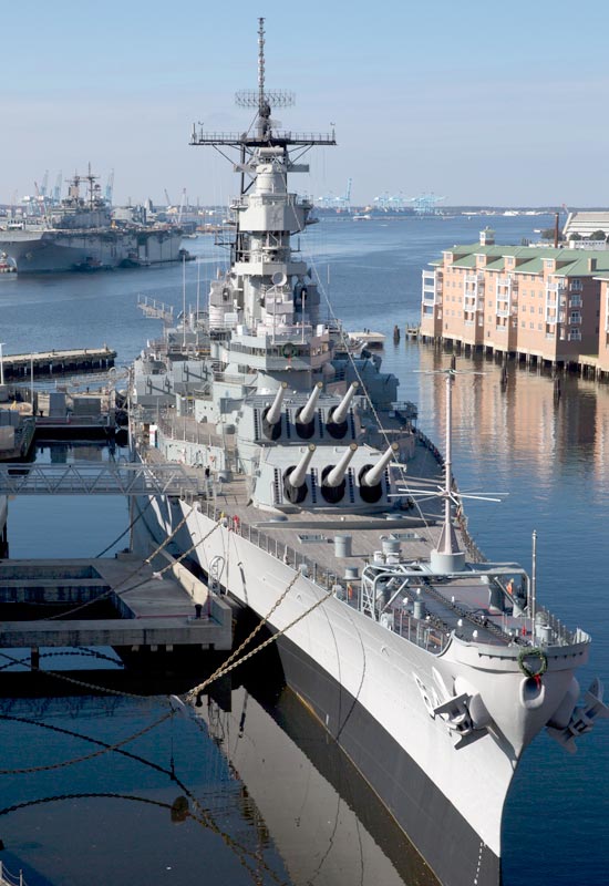USS Wisconsin BB 64 Battleship