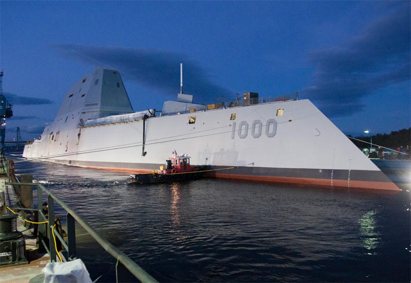 Image of the USS Zumwalt (DDG-1000)