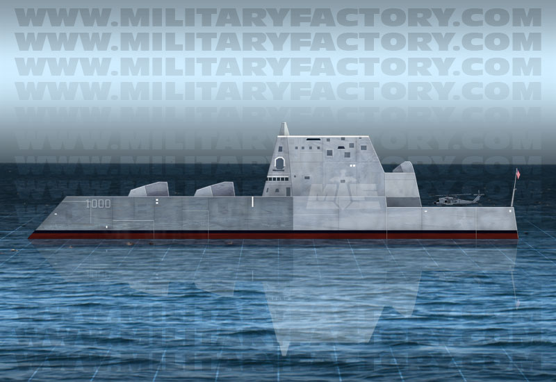 Image of the USS Zumwalt (DDG-1000)
