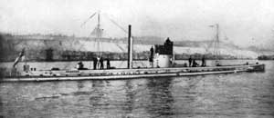 Starboard side view of the SM U-9 U-boat