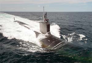Image of USS John Warner (SSN-785) used to demonstrate the soon-to-be-commissioned USS South Dakota.