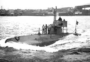 The USS Tarantula - later renamed to B-3 - was a B-class submarine of the USN