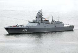 Admiral Kasatonov (454) guided-missile frigate warship of the Russian Navy