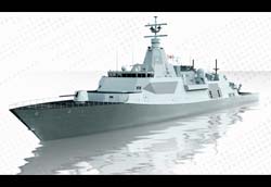 Picture of the Canadian Surface Combatant (CSC)