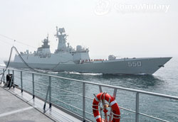 Details of the in-service Chinese Navy CNS Weifang (550) guided-missile frigate warship