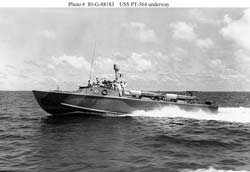 Picture of the Higgins PT Boat (Patrol Torpedo)