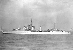 Picture of the HMS Afridi (F07)