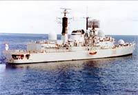 Picture of the HMS Sheffield (D80)